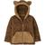 Patagonia | Furry Friends Fleece Hooded Jacket - Infants', 颜色Moose Brown