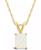 颜色: Gold, Macy's | Opal (3/4 ct.t.w ) Pendant Necklace in 14K White Gold or 14K Yellow Gold