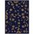 颜色: Navy, KM Home | CLOSEOUT! Pesaro Flores 7'9" x 11' Area Rug