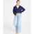 颜色: Intrepid Blue, On 34th | Women's Collared V-Neck Sweater, Created for Macy's