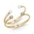 商品第2个颜色Gold, Charter Club | 2-Pc. Set Pavé Bead & Imitation Pearl Cuff Bracelets, Created for Macy's