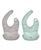 颜色: Drizzle and Opal, OXO | Tot Roll-Up Bib - 2 Pack