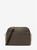 商品Michael Kors | Jet Set Travel Medium Logo Dome Crossbody Bag颜色BROWN/BLK