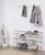 颜色: White, TRINITY | Basics 2- Tier Expandable Shoe Rack, Pack of 2