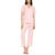 color Pink, Flora Nikrooz | Solid Short-Sleeve Top and Capri Pants Pajama Set