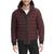 商品DKNY | Men's Quilted Hooded Bomber Jacket颜色Oxblood