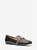 商品Michael Kors | Rory Leather and Logo Loafer颜色BLK/BROWN