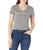 商品Calvin Klein | Women's Short Sleeve Cropped Logo T-Shirt颜色Medium Heaather Grey