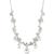 color Silver, Givenchy | Silver-Tone Crystal Pear Drop Frontal Necklace, 16-1/4" + 3" extender