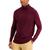Club Room | Men's Textured Cotton Turtleneck Sweater, Created for Macy's, 颜色Red Plum