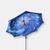 颜色: Blue, Sunnydaze Decor | Sunnydaze Patio Market Umbrella Blue Starry Galaxy Design Aluminum