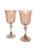 商品第4个颜色AMBER SMOKE, Estelle Colored Glass | Tinted Regal Goblets 2-Piece Set