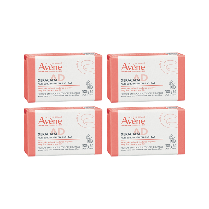 颜色: 4块, Avene | Avene雅漾AD舒缓洁肤香皂 100g 减少瘙痒强化肌肤屏障