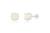 商品第5个颜色created opal, MAX + STONE | 14k White Gold 9mm Round Cut Gemstone Stud Earrings