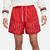 NIKE | Nike Woven Monogram Flow Shorts - Men's, 颜色White/Red
