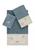 颜色: Teal, Linum Home Textiles | BRAELYN 3PC Embellished Towel Set