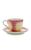 颜色: Pink, MoDA | Moda Domus - Handcrafted Ceramic Cabbage Tea Cup and Saucer - Green - Moda Operandi