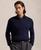 颜色: Navy Combo, Ralph Lauren | Men's Washable Wool Quarter-Zip Sweater