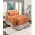 颜色: Rust Siena, Nestl | Bedding 4 Piece Extra Deep Pocket Bed Sheet Set