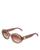 商品Celine | Women's Triomphe Round Sunglasses, 52mm颜色Brown/Brown Gradient