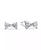 颜色: Sterling Silver, PANDORA | Sterling Silver Sparkling Bow Stud Earrings