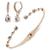 Givenchy | Silver-Tone 2-Pc. Set Stone Station Bangle Bracelet & Matching Drop Earrings, 颜色Gold