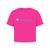 商品CHAMPION | Big Girls Boxy Original Script Short Sleeve T-shirt颜色Wow Pink