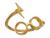 商品第1个颜色14KT Gold Plated, Alex and Ani | Harry Potter 眼镜与闪电标志戒指