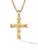 颜色: GOLD, David Yurman | DY Helios™ Cross Pendant in 18K Yellow Gold, 48MM