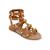 商品第1个颜色Cognac, DKNY | Little Girls Gladiator Open Toe Sandals