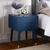 颜色: lapis blue / gold, Safavieh | Lyla Mid Century Retro Silver Cap Nightstand