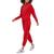 商品Tommy Hilfiger | Women's Velour Cropped Half-Zip Pullover颜色Rich Red