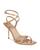 Sam Edelman | Women's Trevin  Crystal Buckle High Heel Sandals, 颜色Cava Gold