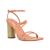 Calvin Klein | Women's Sizzle High Block Heel Dress Sandals, 颜色Orange Patent