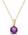 颜色: Amethyst, Macy's | Birthstone Pendant in 14k Gold or 14k White Gold