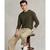 Ralph Lauren | 男款经典版型平纹针织长袖 T 恤, 颜色Armadillo