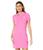 商品U.S. POLO ASSN. | USPA Tipped Polo Dress颜色Pink Pizazz