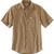 商品Carhartt | Carhartt Men's Rugged Flex Rigby SS Work Shirt 衬衫颜色Dark Khaki