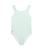 Ralph Lauren | Gingham Ruffled One-Piece Swimsuit (Little Kids), 颜色Faded Mint
