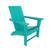 颜色: Turquoise, Westin Furniture | Furniture Modern Plastic Folding Adirondack Chair