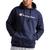 CHAMPION | Men's Big & Tall Powerblend Logo Graphic Fleece Hoodie, 颜色Navy