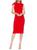 ALEXIA ADMOR | Brigitta Bow Sheath Dress, 颜色RED