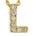 商品第10个颜色INITIAL L, Roberto Coin | Tiny Treasures Diamond & 18K Yellow Gold Initial Necklace