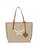 MCM | Medium Himmel Coated Canvas Shopper Bag, 颜色OATMEAL