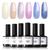 颜色: Enchanted Hues, MODELONES | 6 Shades Gel Nail Polish Set Collection