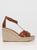 商品Ralph Lauren | Lauren Ralph Lauren wedge sandal in leather颜色LEATHER
