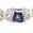 颜色: Blue, Suzy Levian | Sapphire & Lab Created White Sapphire Tennis Bracelet