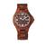 颜色: Red, Earth Wood | Raywood Bracelet Watch With Date