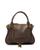 color Bold Brown, Chloé | Marcie Medium Leather Satchel