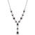 Givenchy | Crystal Lariat Necklace, 16" + 3" extender, 颜色HERMATITE TONE JET